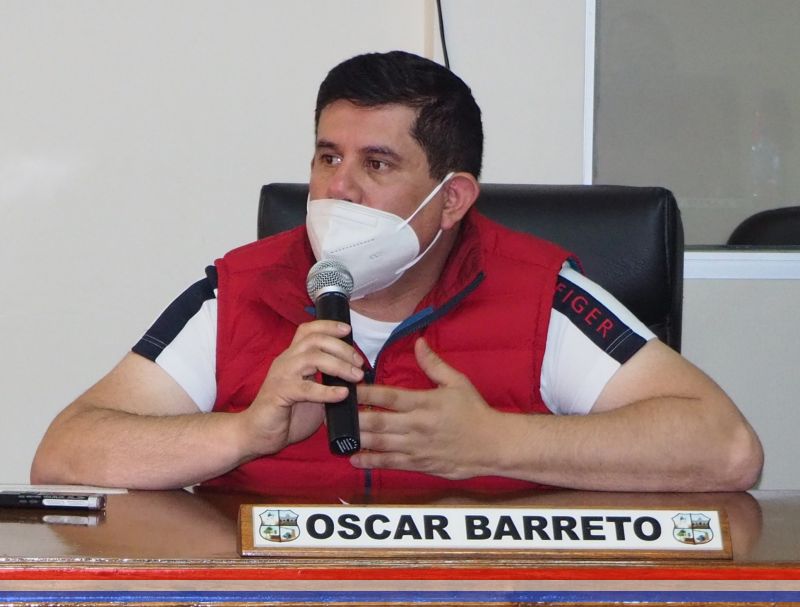 Concejal Barreto solicita la colocación de reductores de velocidad en la zona de la Esc. Bás. Nº 2398 "Virgen del Pilar"