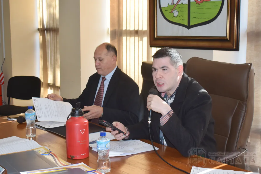 SESION ORDINARIA DE LA JUNTA MUNICIPAL DE CAPIATA: Notas Recibidas y Expedientes Dictaminados