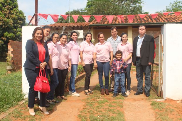 Inauguración de empedrados en la Cía. 2ª Costa Salinas