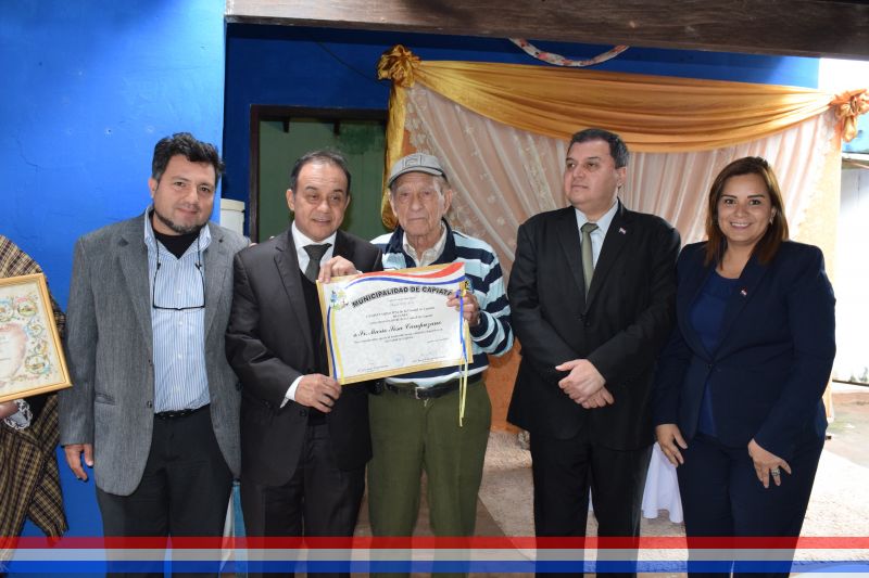 Declaran Ciudadano Ilustre de la ciudad de Capiatá a Don Mario Sosa Campuzano