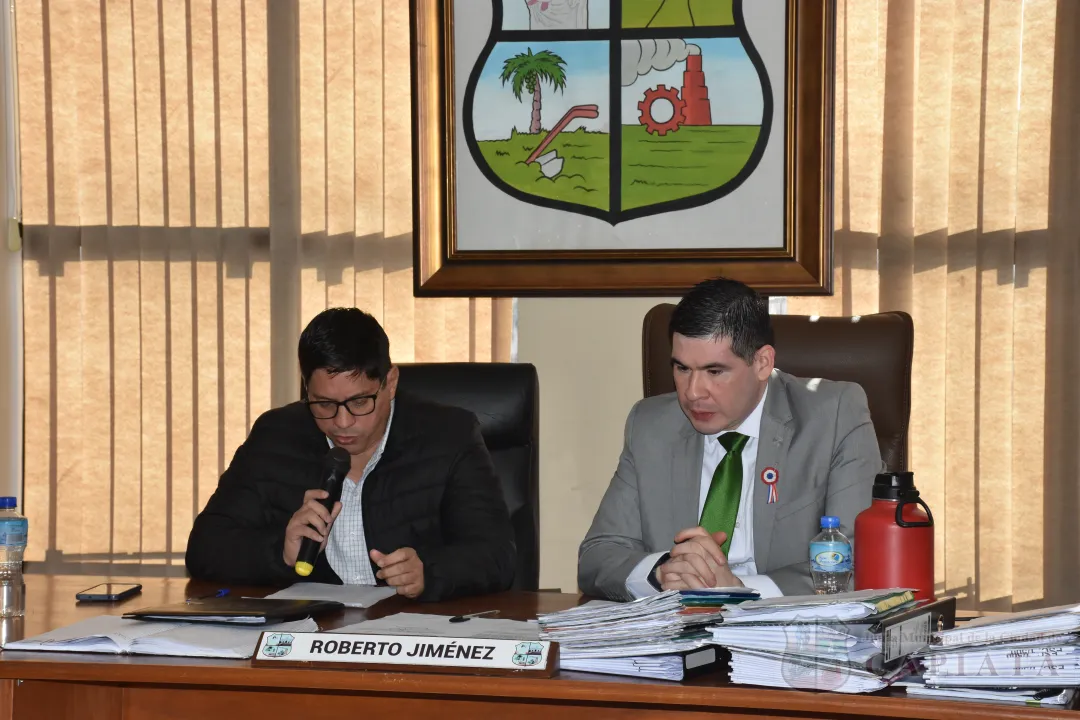 SESION ORDINARIA DE LA JUNTA MUNICIPAL DE CAPIATA: Notas Recibidas y Expedientes Dictaminados