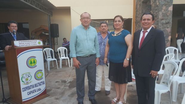 Inauguración del tinglado para estacionamiento del Grupo Lince en la Comisaría 32ª de Posta Ybycuá