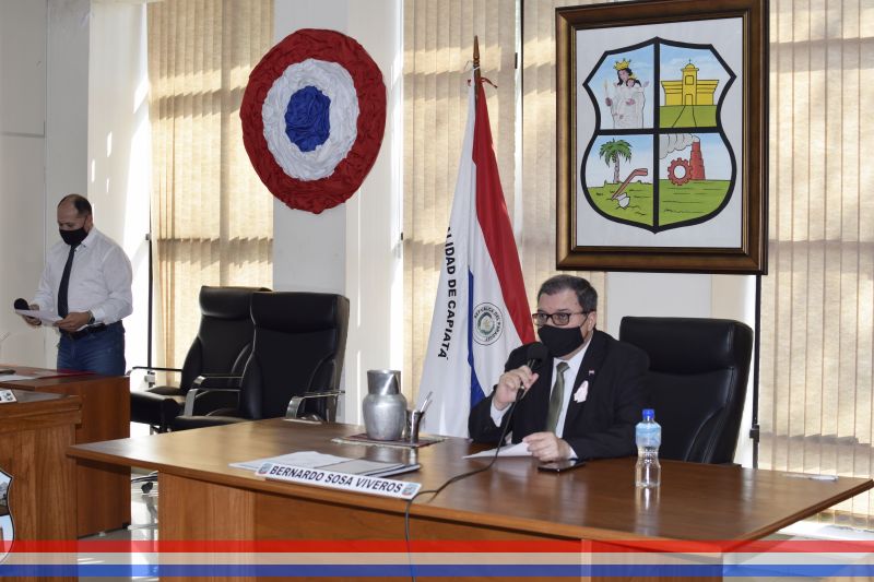SESION ORDINARIA DE LA JUNTA MUNICIPAL DE CAPIATA: Notas Recibidas, Nota Remitida y Expediente Dictaminado