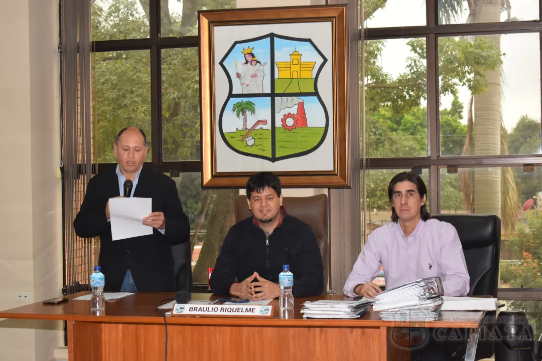 SESION ORDINARIA DE LA JUNTA MUNICIPAL DE CAPIATA: Notas Recibidas y Expedientes Dictaminados