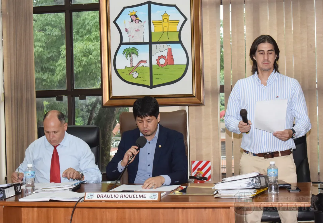 SESION ORDINARIA DE LA JUNTA MUNICIPAL DE CAPIATA: Notas Recibidas y Expedientes Dictaminados