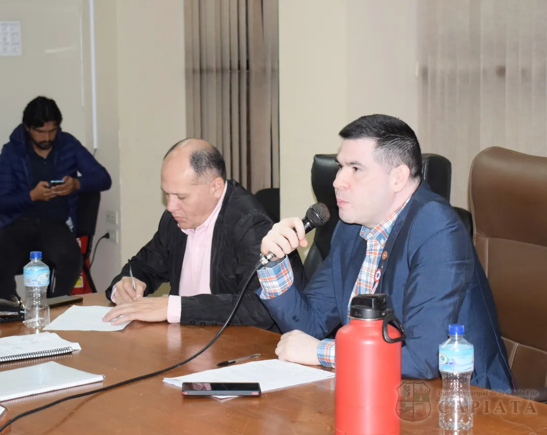 Informes presentados al Pleno por el concejal presidente Roberto Jiménez (ANR)