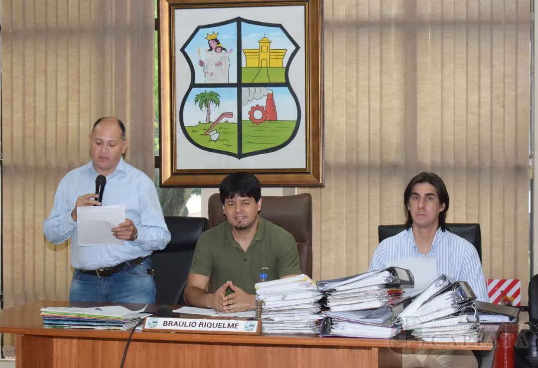 SESION ORDINARIA DE LA JUNTA MUNICIPAL DE CAPIATA: Notas Recibidas y Expedientes Dictaminados