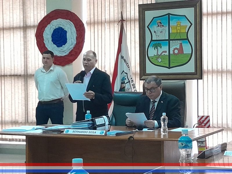 SESION ORDINARIA DE LA JUNTA MUNICIPAL DE CAPIATA: Notas Recibidas, Nota Remitida y Expedientes Dictaminados