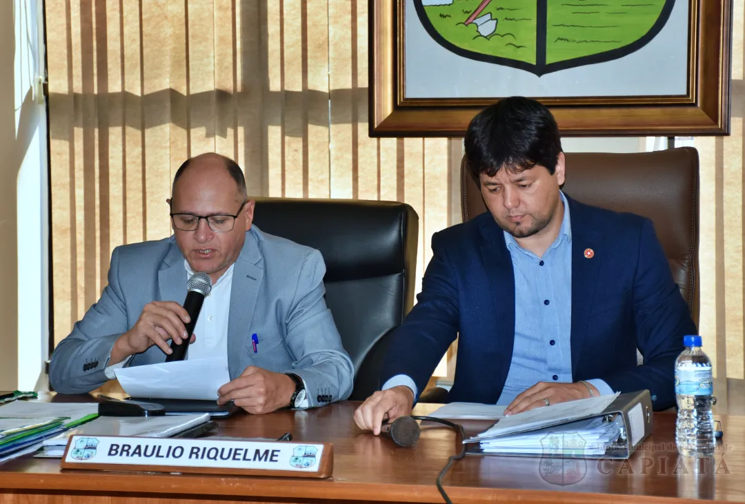 SESION ORDINARIA DE LA JUNTA MUNICIPAL DE CAPIATA: Notas Recibidas y Expedientes Dictaminados