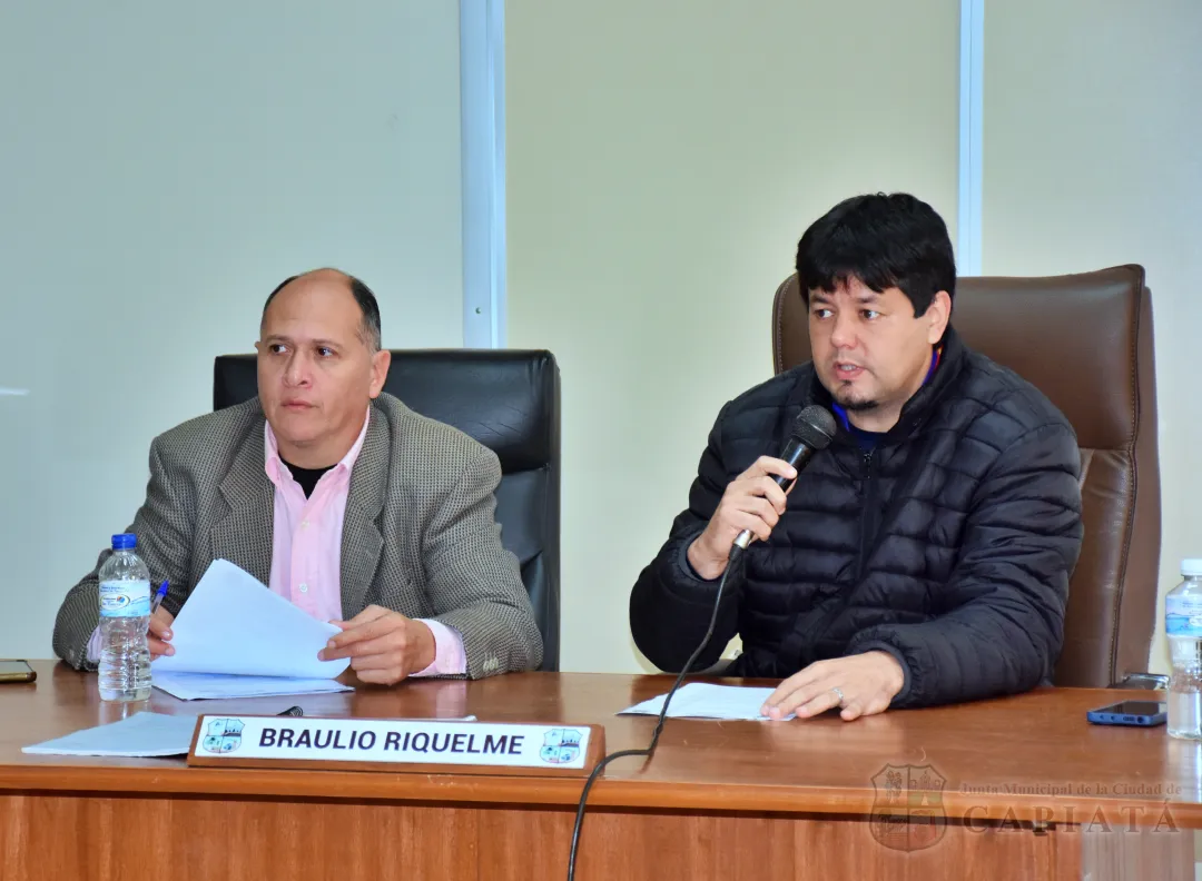 SESION ORDINARIA DE LA JUNTA MUNICIPAL DE CAPIATA: Notas Recibidas, Notas Remitidas y Expedientes Dictaminados