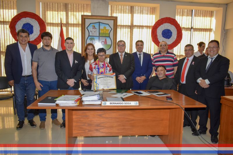 Reconocimiento al Mérito al joven atleta Oscar Vicente Aguilera Núñez de destacada participación en las Olimpiadas Especiales Berlín 2023