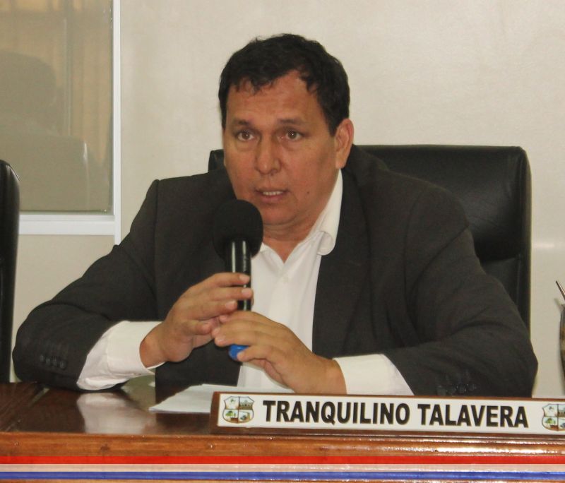Concejal Talavera pide la presencia del director del Área Social, Sr. Pedro Hurán, y del funcionario Abg. Pedro González en la próxima sesión