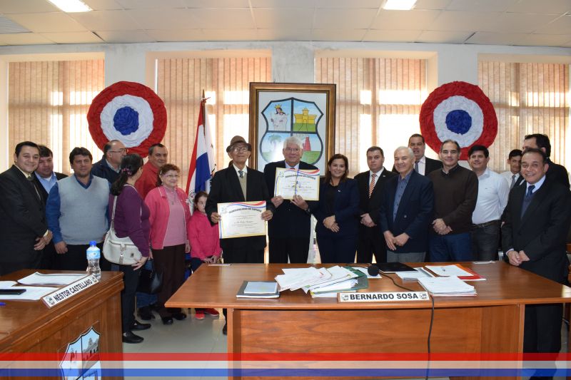 Reconocimiento a Don Julián Valdez y a Don Celso Grance