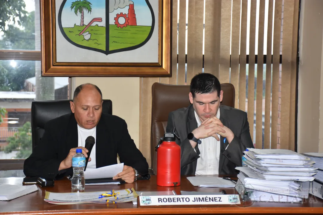 SESION ORDINARIA DE LA JUNTA MUNICIPAL DE CAPIATA: Notas Recibidas y Expedientes Dictaminados