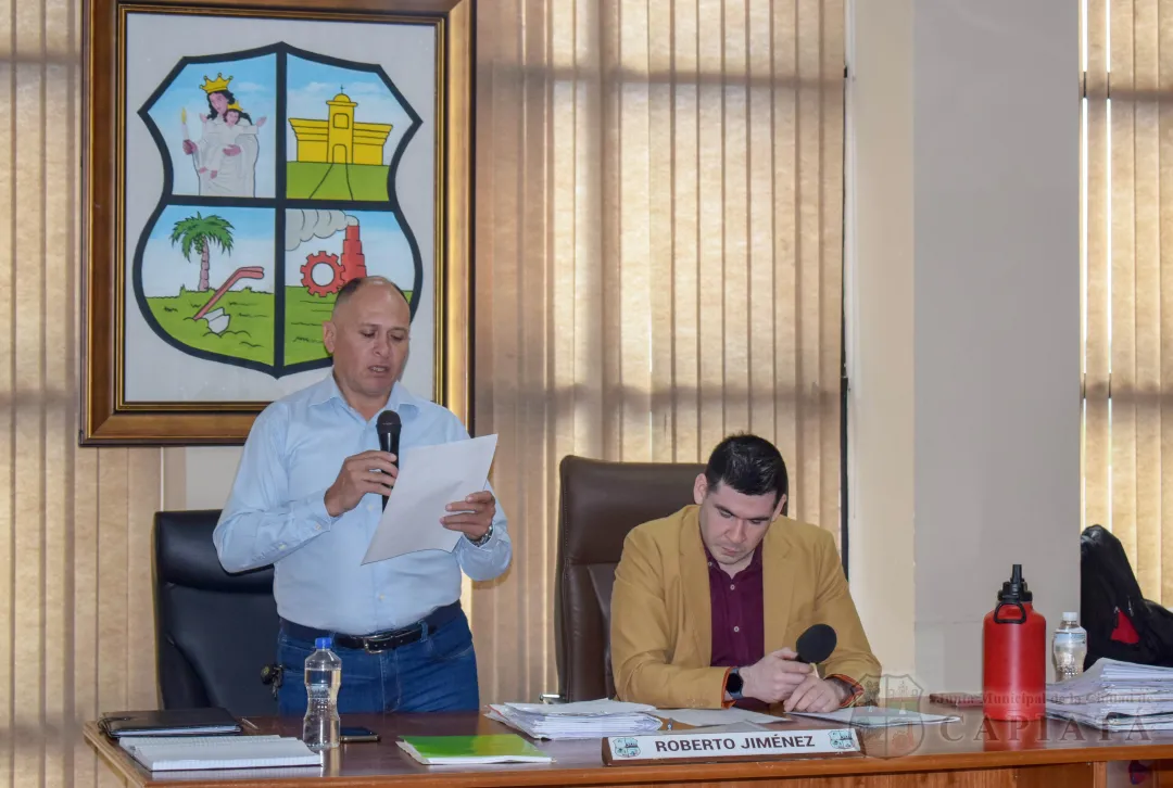 SESION ORDINARIA DE LA JUNTA MUNICIPAL DE CAPIATA: Notas Recibidas, Nota Remitida y Expedientes Dictaminados