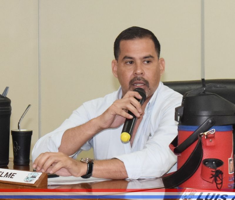 Calle La Candelaria casi Julio Fretes, Cía. 1ª Naranjaty, ya se encuentra en reparación, informó el concejal José Riquelme