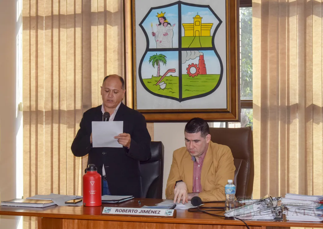 SESION ORDINARIA DE LA JUNTA MUNICIPAL DE CAPIATA: Notas Recibidas y Expedientes Dictaminados