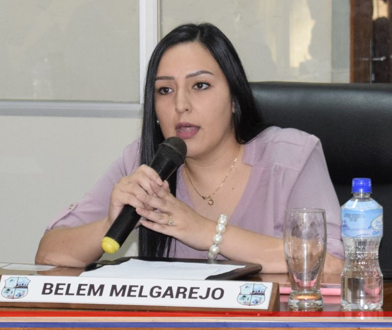 Concejala Melgarejo solicita al Ejecutivo Municipal realizar gestiones ante el MOPC para arreglo de asfaltados en puntos estratégicos