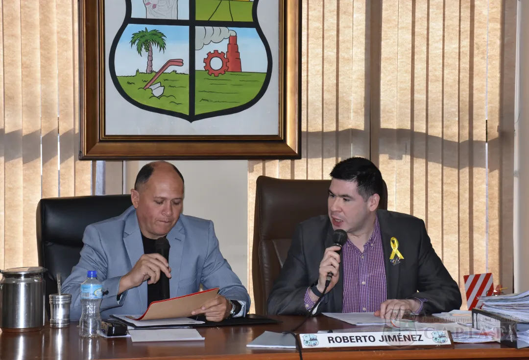SESION ORDINARIA DE LA JUNTA MUNICIPAL DE CAPIATA: Notas Recibidas y Expedientes Dictaminados