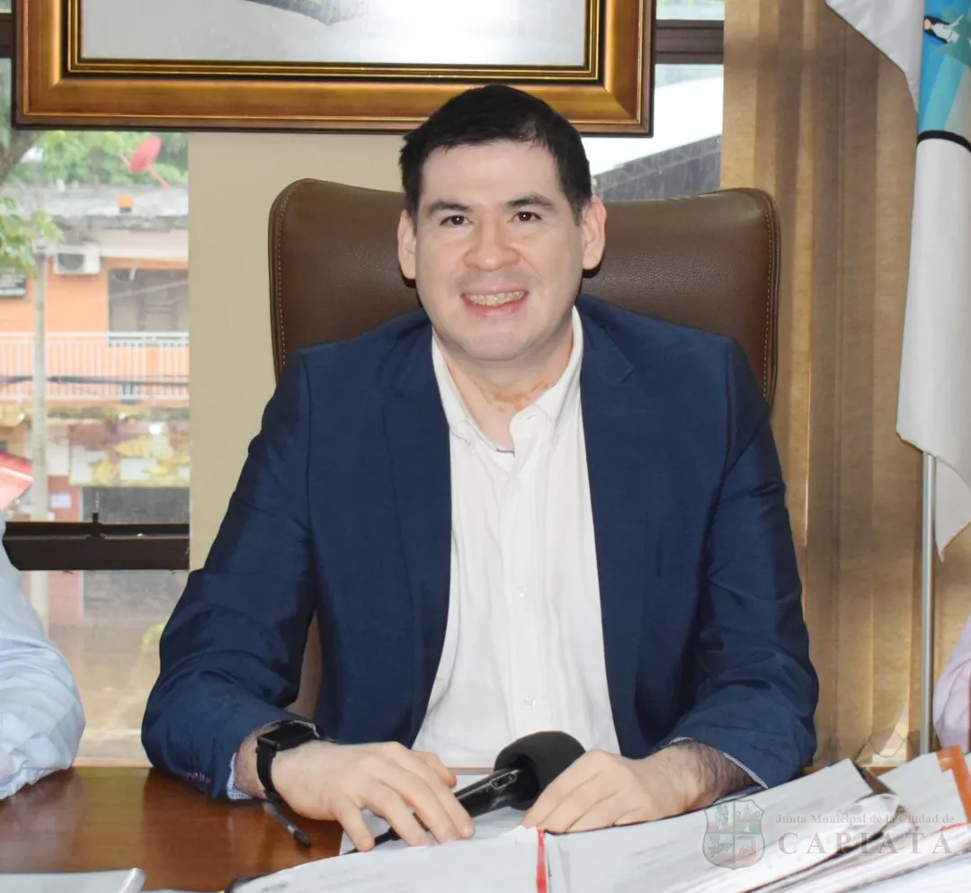 ¡Que Dios bendiga a Capiatá, a sus hogares, a sus familias, que a  todos nos vaya bien en 2025!”, concejal presidente Roberto Jiménez