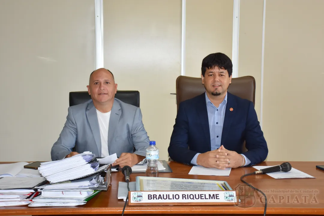 SESION ORDINARIA DE LA JUNTA MUNICIPAL DE CAPIATA: Notas Recibidas, Nota Remitida y Expedientes Dictaminados