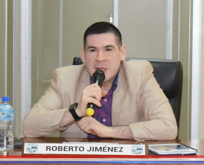 Concejal Jiménez solicita la reparación del empedrado de la calle Donato Acosta de la Cía. 9ª Rojas Cañada