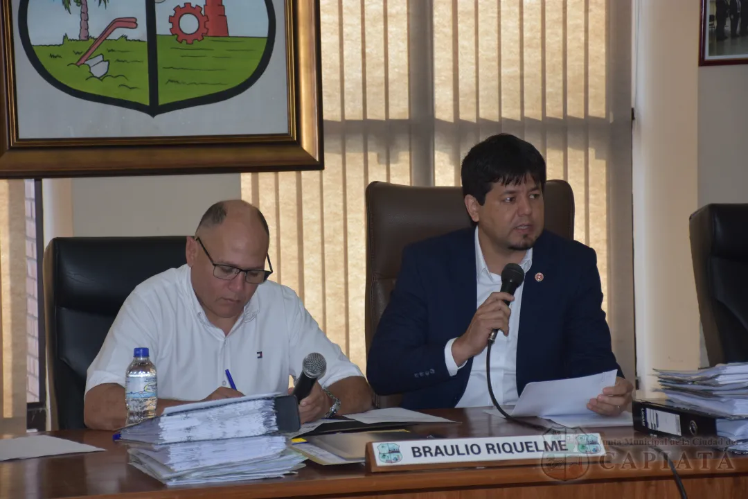 SESION ORDINARIA DE LA JUNTA MUNICIPAL DE CAPIATA: Notas Recibidas y Expedientes Dictaminados