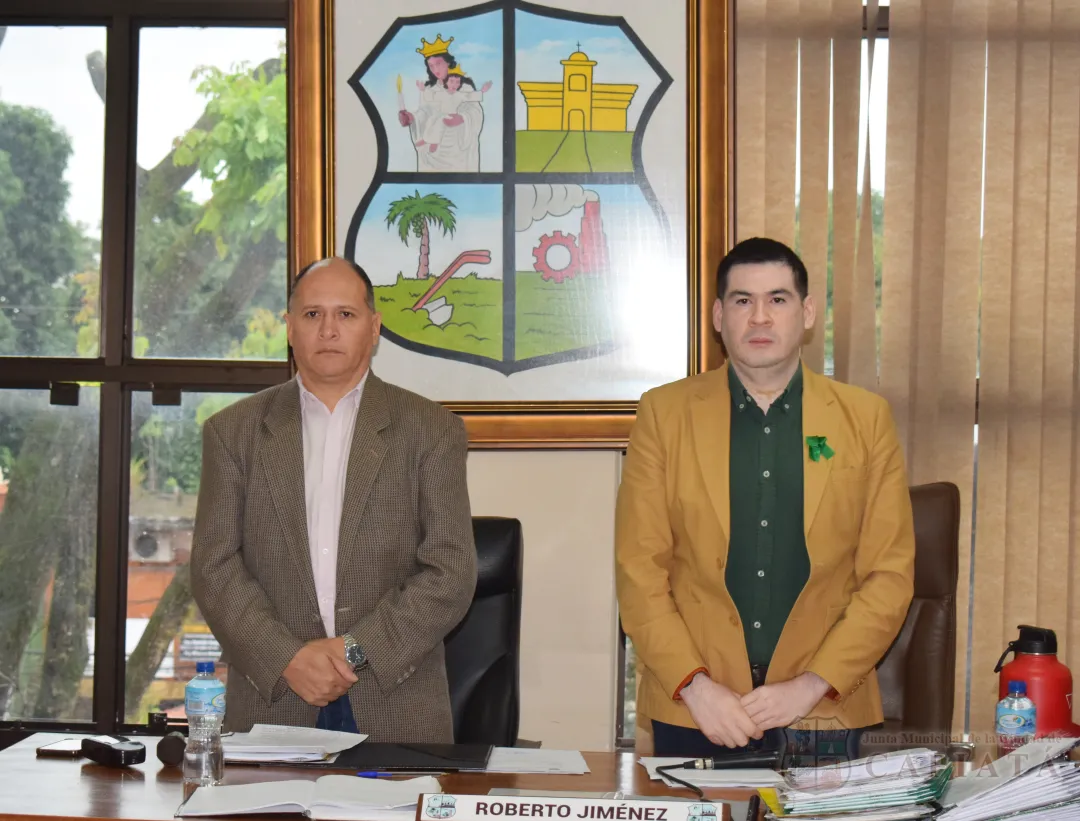 SESION ORDINARIA DE LA JUNTA MUNICIPAL DE CAPIATA: Notas Recibidas y Expedientes Dictaminados
