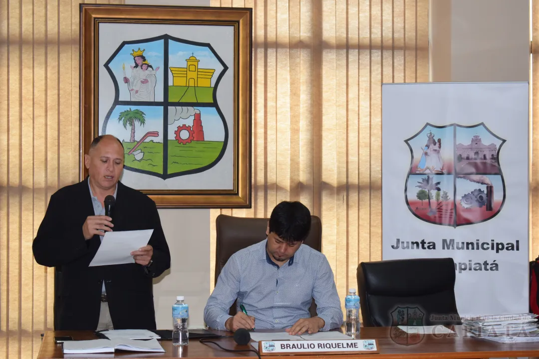 SESION ORDINARIA DE LA JUNTA MUNICIPAL DE CAPIATA: Notas Recibidas y Expedientes Dictaminados