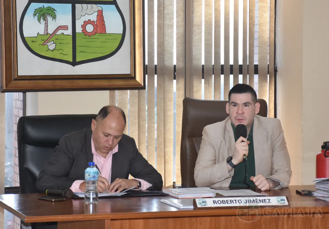 SESION ORDINARIA DE LA JUNTA MUNICIPAL DE CAPIATA: Notas Recibidas, Nota Remitida y Expedientes Dictaminados