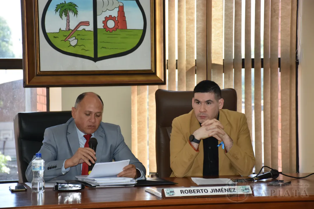 SESION ORDINARIA DE LA JUNTA MUNICIPAL DE CAPIATA: Notas Recibidas y Expedientes Dictaminados
