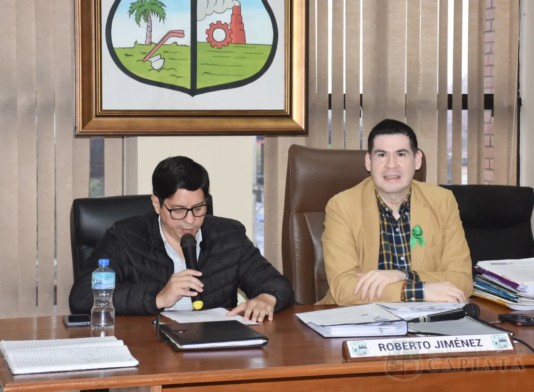 SESION ORDINARIA DE LA JUNTA MUNICIPAL DE CAPIATA: Notas Recibidas y Expedientes Dictaminados