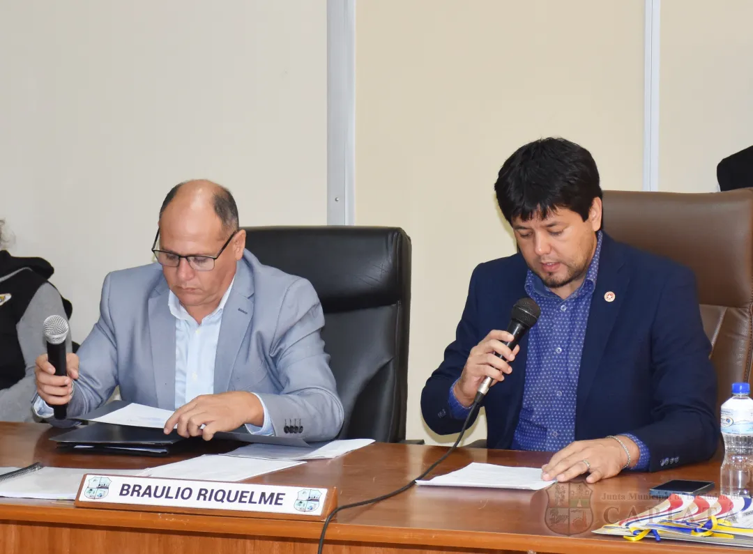 SESION ORDINARIA DE LA JUNTA MUNICIPAL DE CAPIATA: Notas Recibidas y Expedientes Dictaminados