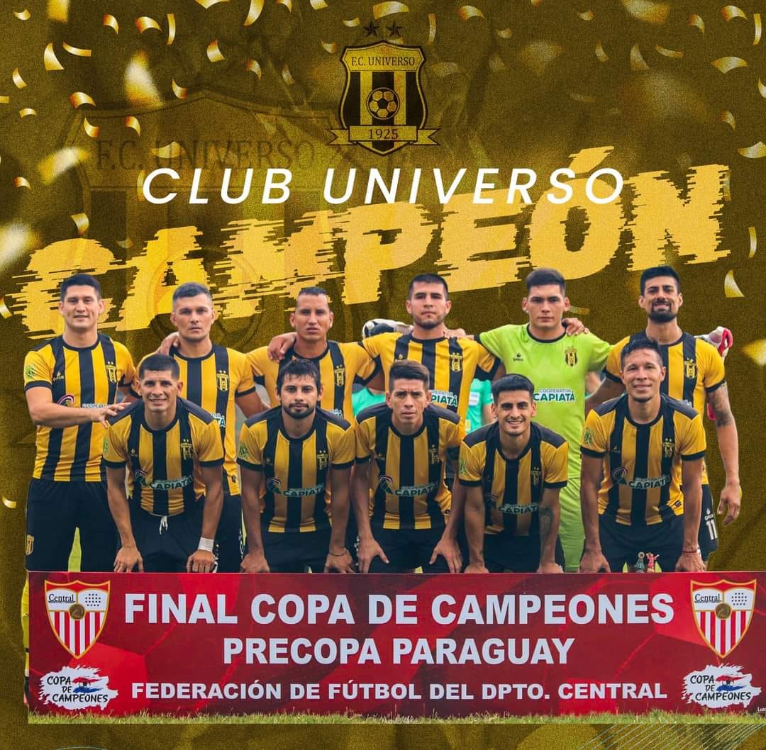 ¡Felicitaciones al club Universo de la Cía. 11ª Toledo Cañada por el título de Campeón del departamento Central!