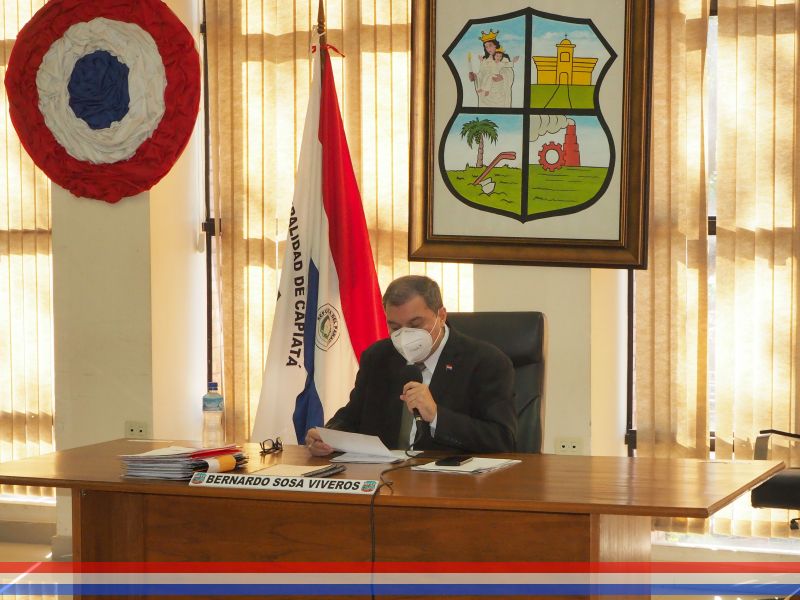 SESION ORDINARIA DE LA JUNTA MUNICIPAL DE CAPIATA: Notas Recibidas, Nota Remitida y Expedientes Dictaminados