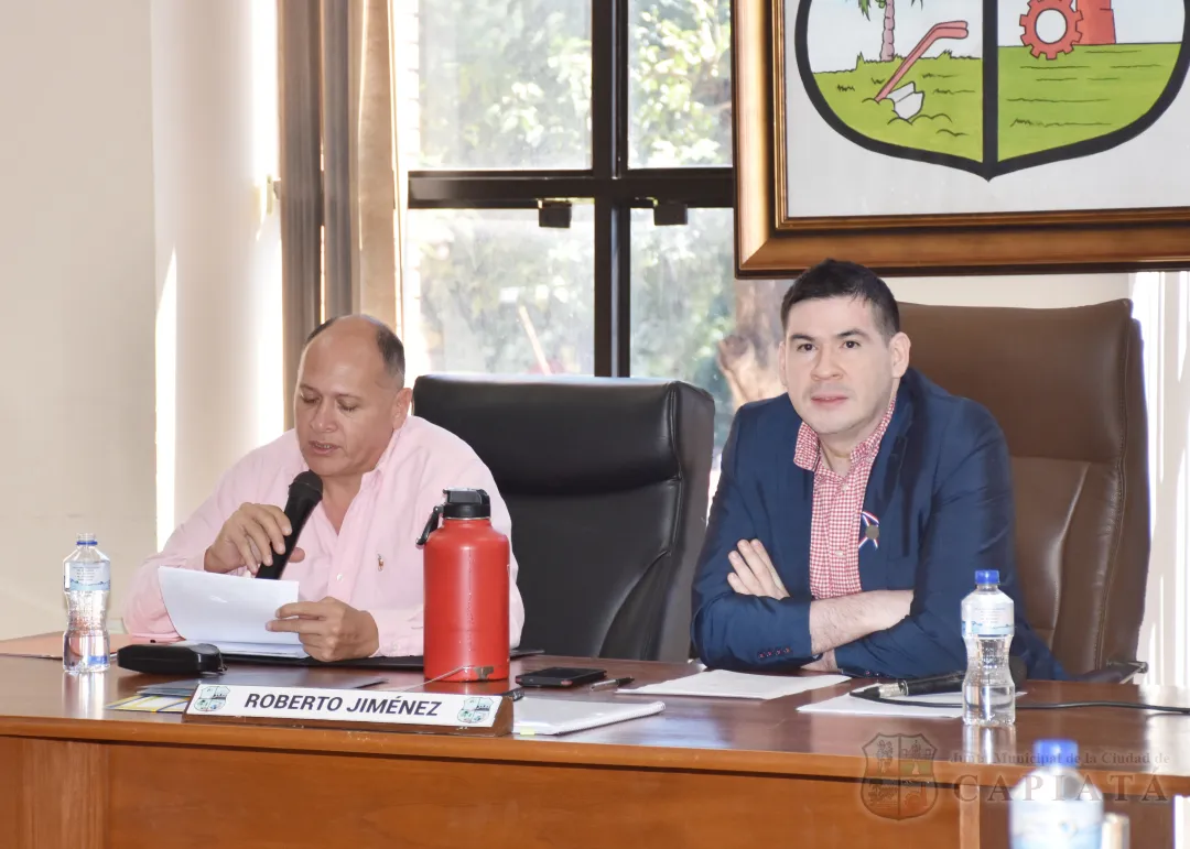 SESION ORDINARIA DE LA JUNTA MUNICIPAL DE CAPIATA: Notas Recibidas, Nota Remitida y Expedientes Dictaminados