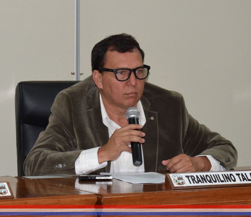Informe del concejal Tranquilino Talavera