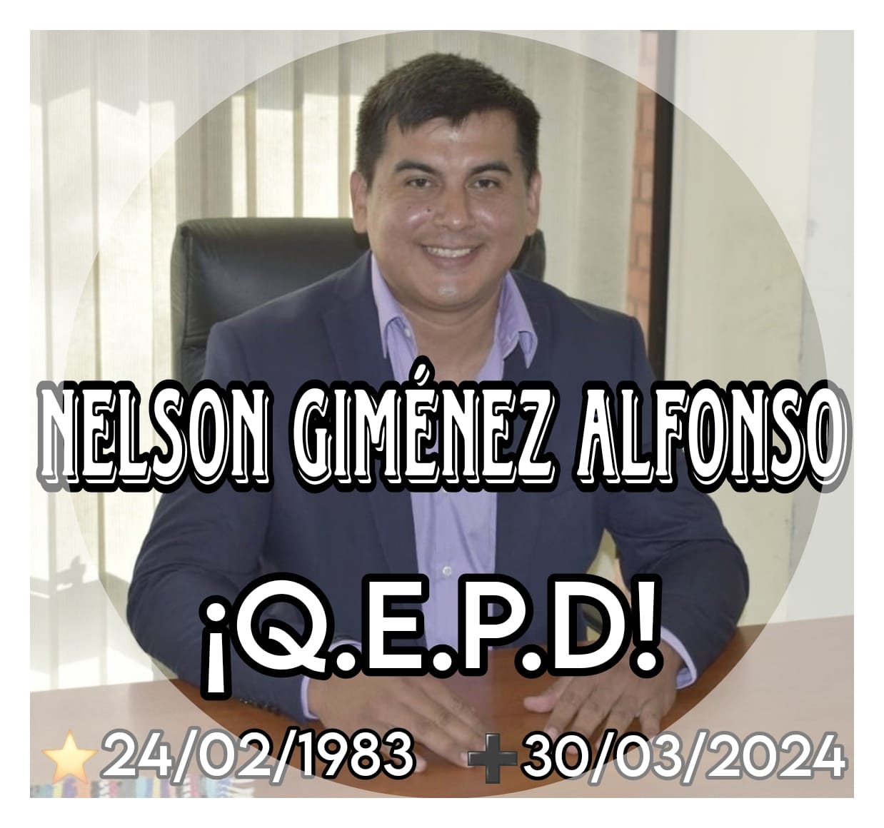 Emotivo y digno homenaje póstumo al concejal Nelson Giménez Alfonso (+)