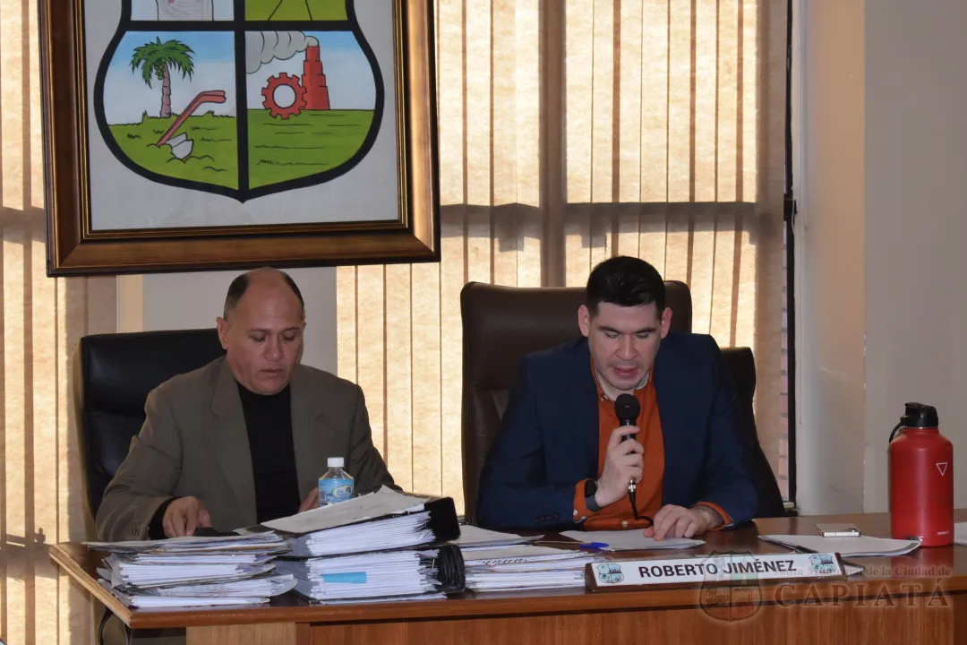 SESION ORDINARIA DE LA JUNTA MUNICIPAL DE CAPIATA: Notas Recibidas y Expedientes Dictaminados