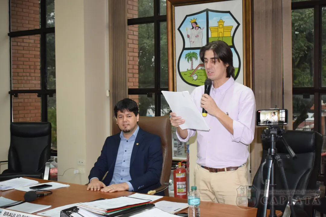 SESION ORDINARIA DE LA JUNTA MUNICIPAL DE CAPIATA: Notas Recibidas y Expedientes Dictaminados