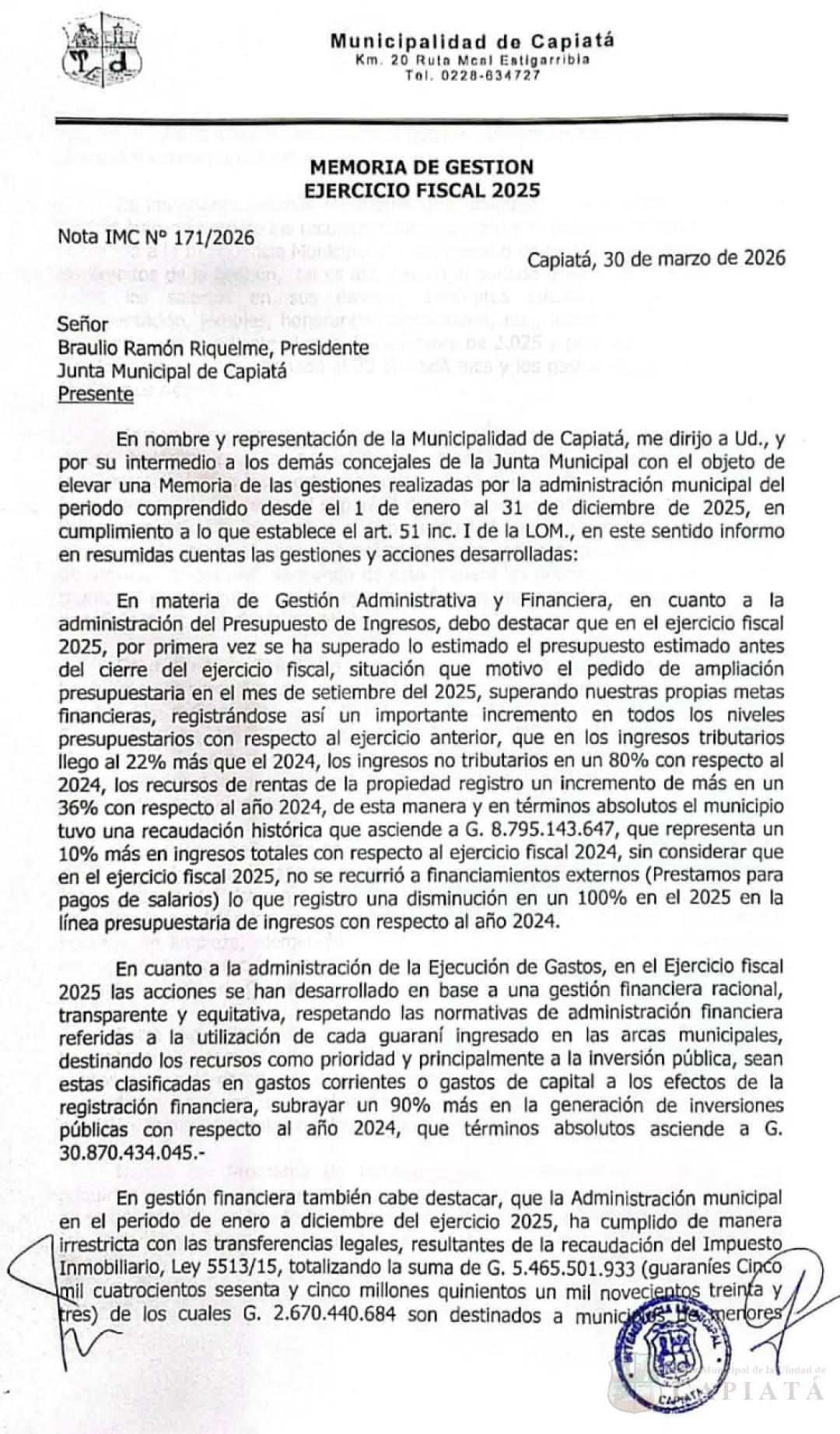 “Memoria de Gestión – Ejercicio Fiscal 2025” y Dictamen de la Unidad de Auditoría Institucional