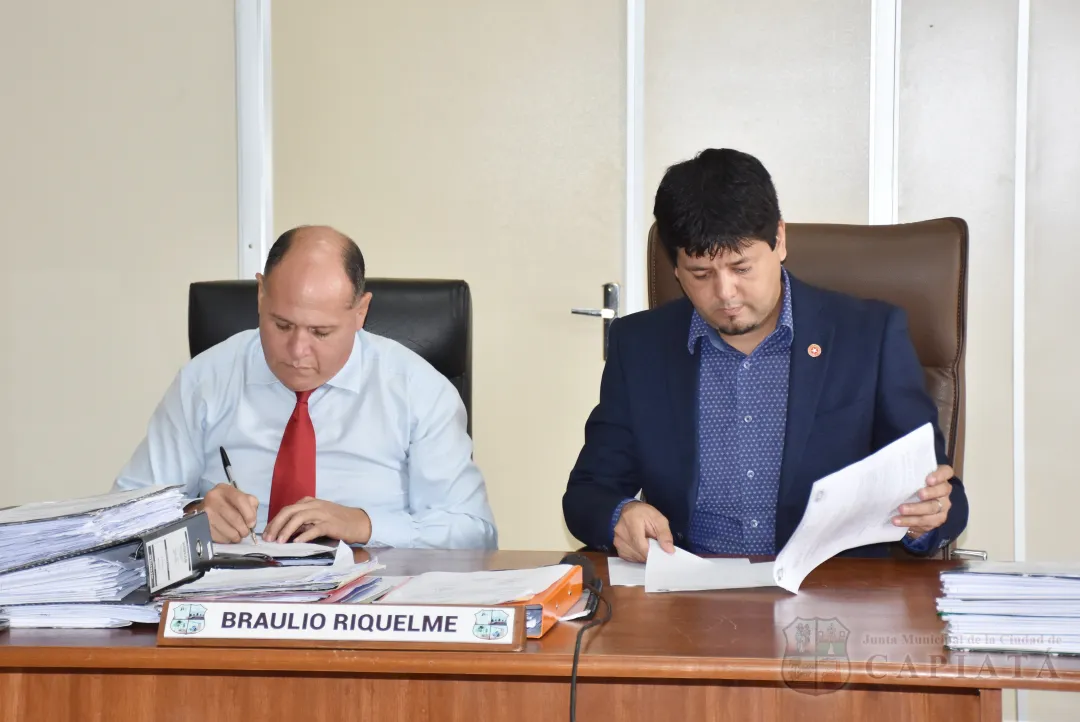 SESION ORDINARIA DE LA JUNTA MUNICIPAL DE CAPIATA: Notas Recibidas y Expedientes Dictaminados